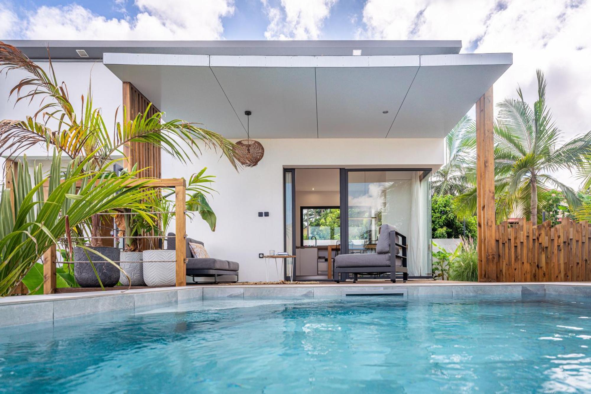 L'Empreinte-Oasis De Serenite Au Coeur D'Un Jardin Tropical Le Tampon Exterior foto